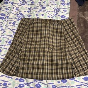 Urban outfitters plaid skirt